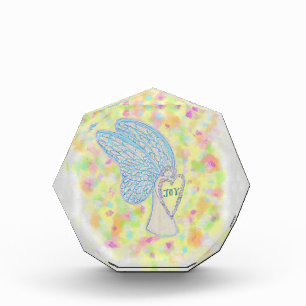 Joy Guardian Angel Art Custom Paperweight Acrylic Award