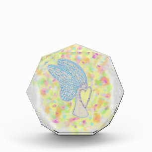 Joy Guardian Angel Art Custom Paperweight Acrylic Award