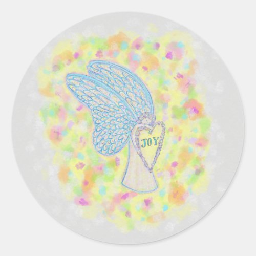 Joy Guardian Angel Art Custom Sticker Decals