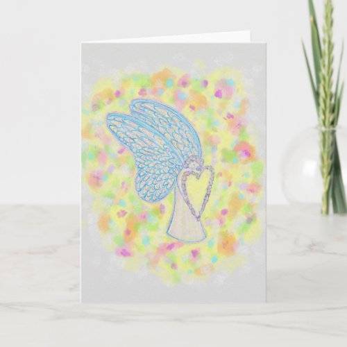 Joy Guardian Angel Custom Greeting Cards