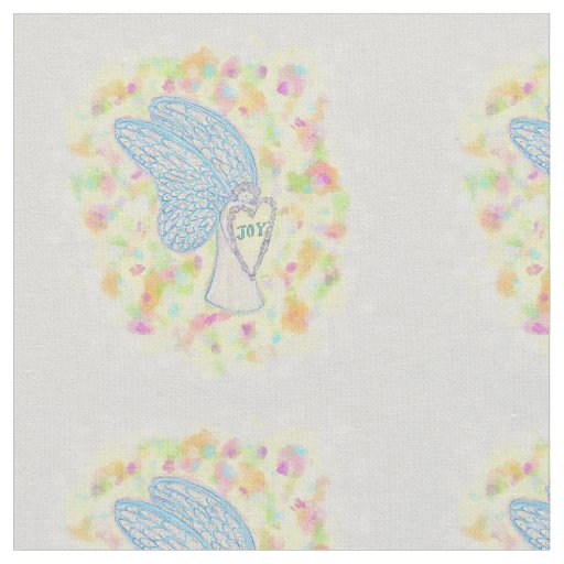 Joy Guardian Angel Fabric Art Material