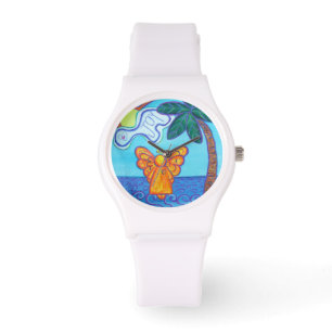 Joy Guardian Beach Angel Custom Art Watch Design