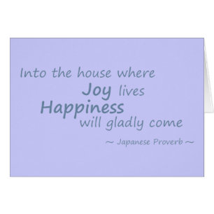 Joy, happiness lt blue cards