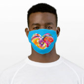 Joy Hearts Inspirational Art Custom Face Masks (Worn)