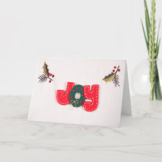 Joy Holiday Card