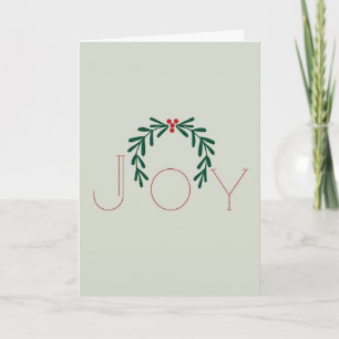 Joy Holiday Card
