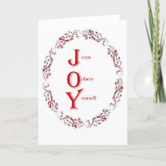 Joy Holiday Card