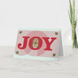 JOY Holiday Card