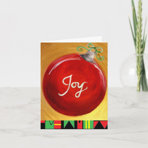 Joy Holiday Card by Alicia L. McDaniel