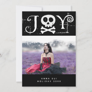 Joy Holiday Gothic Photo Card