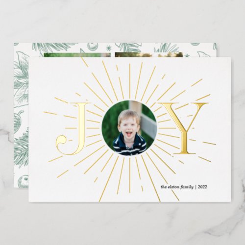 Joy Holiday Photo Card Joyful Child Religious