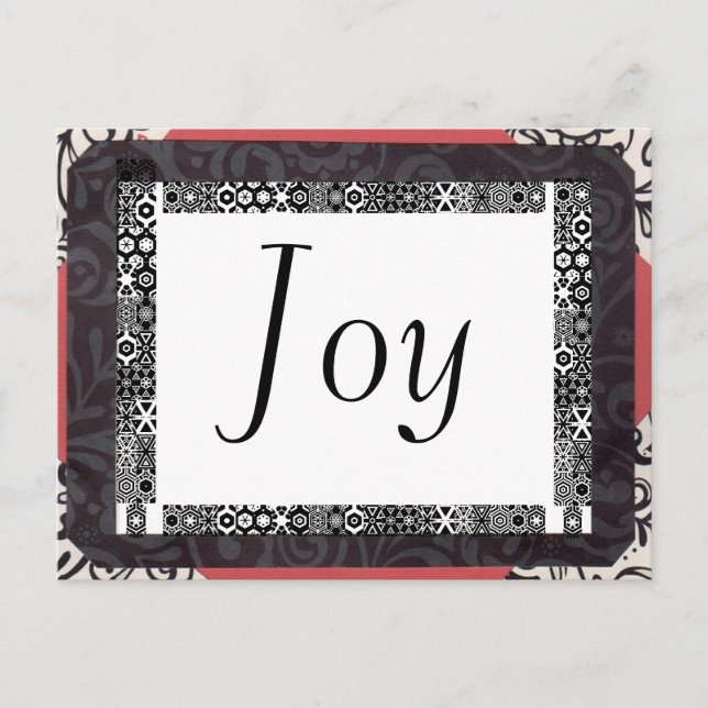 Joy! Holiday Postcard (Front)