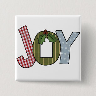 JOY Holiday Tshirts and gifts Button