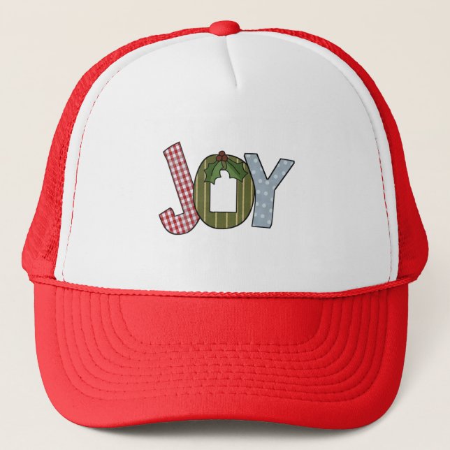 JOY Holiday Tshirts and gifts Trucker Hat (Front)