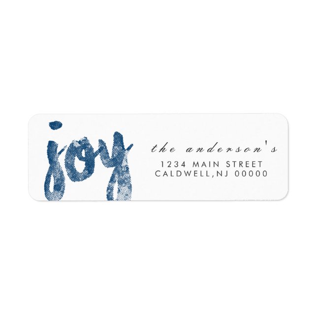 Joy | Holidays Label (Front)