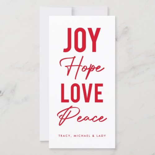 JOY HOPE LOVE PEACE Add Your Photo