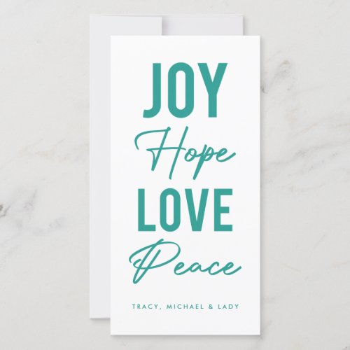 JOY HOPE LOVE PEACE Add Your Photo