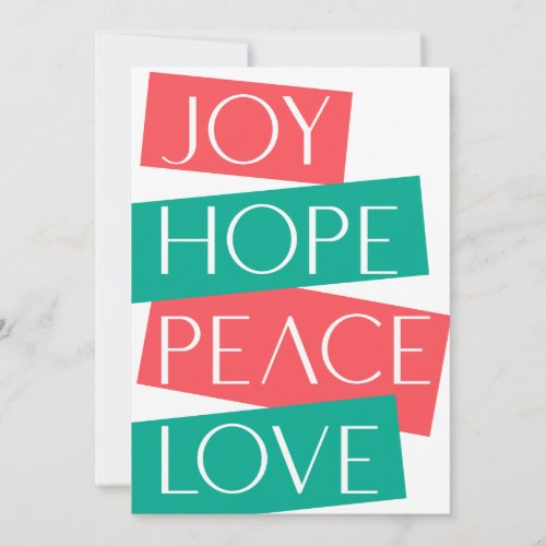 Joy Hope Love Peace Wishing All the Favs 