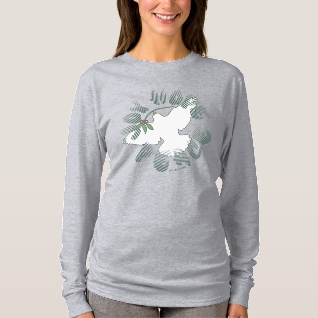 Joy Hope Peace Dove Holiday Shirt (Front)
