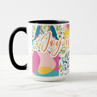 Joy in Every Sip – Colorful Folk-Inspired Pattern Mug