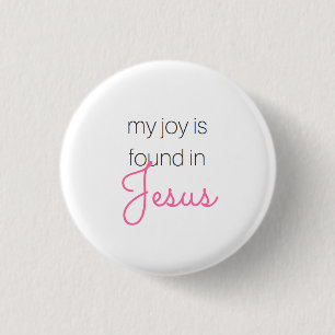 Joy in Jesus Button