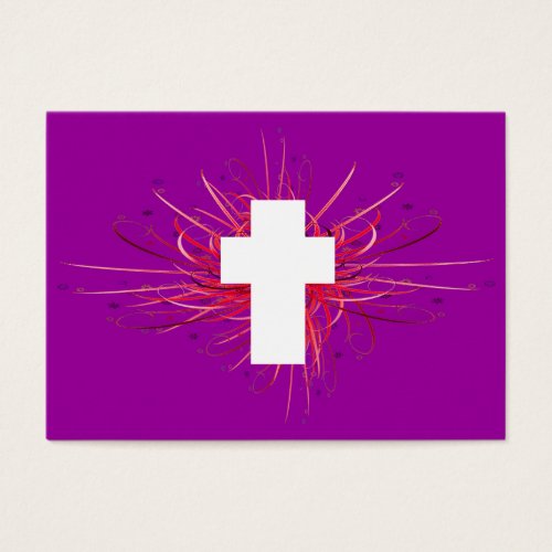 JOY! in the Cross Tract Card / Business Card Template