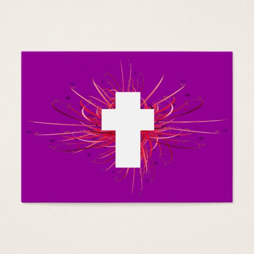 Customizable JOY! in the Cross Tract Card / Business Card Template