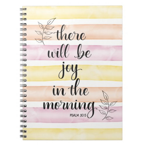 Joy in the morning notebook