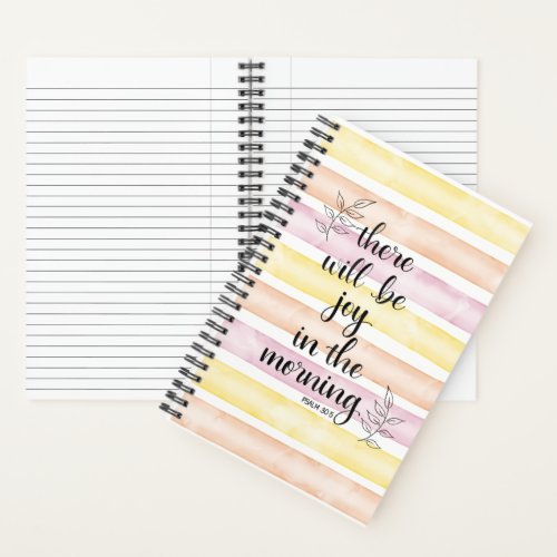 Joy in the morning  notebook
