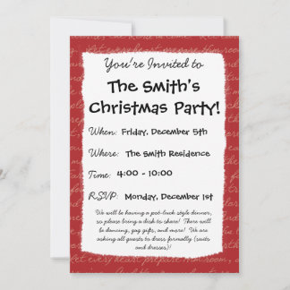 "Joy" Invitation