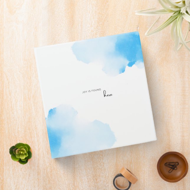 'Joy is Found Here' 3 Ring Binder (In Situ)