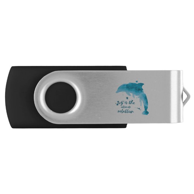 Joy is the ultimate rebellion flash drive (Front)
