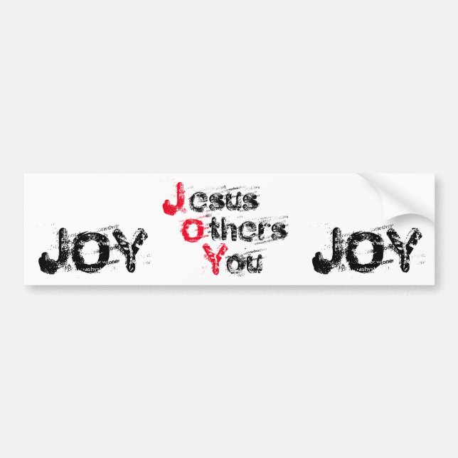 JOY Jesus Others You Customize it Bumper Sticker (Front)