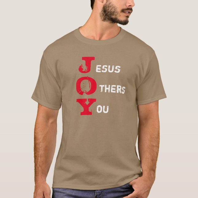 JOY Jesus Others You Customize It T-Shirt (Front)