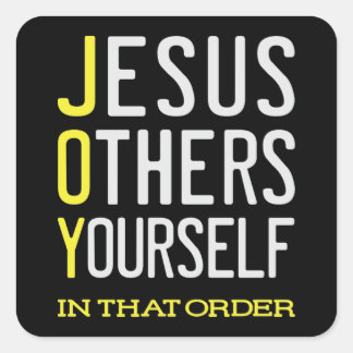 JOY - Jesus, Others, Yourself - Christian Stickers