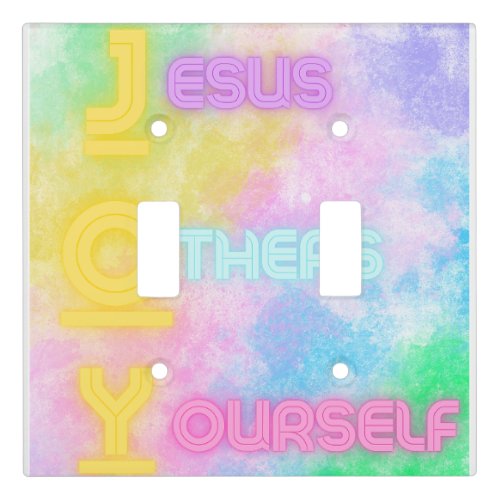 Joy Jesus Others Yourself  Light Switch Cover