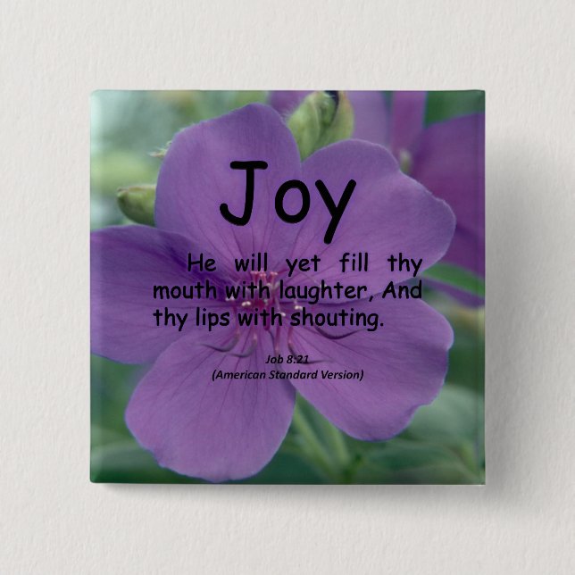 Joy Job 8-21 Button (Front)