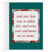 Joy, Joy, Joy Christmas Greeting Card (Inside (Right))