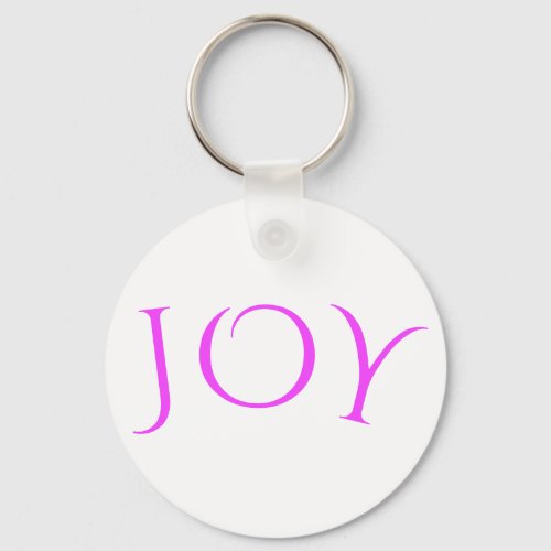 Joy Keychain _ Custom Text Font Color Size