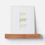 Joy Knit Wall Art on Shelf