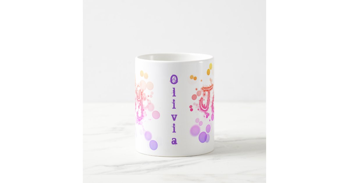 Joy Logo Pink Purple Word Art Typography Olivia Coffee Mug Zazzle Com Joy Logo Pink Purple Word Art Typography Olivia Coffee Mug Zazzle Com