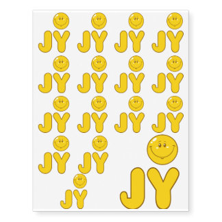 Joy Love and Smile Temporary Tattoos