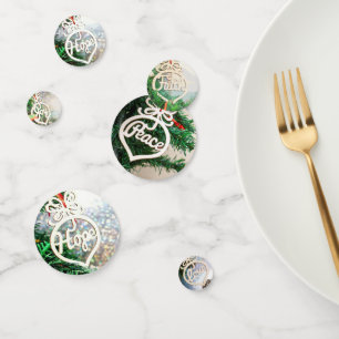 Joy Love Hope Peace Faith Confetti