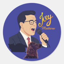 Joy Matters Stephen Colbert Singing W Benny Meme