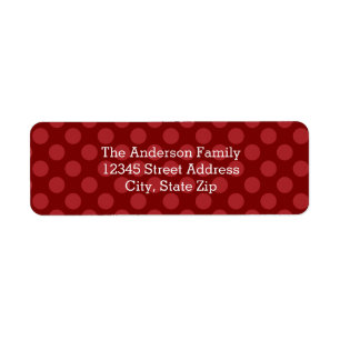 Joy Mod Dots - Return Address Label