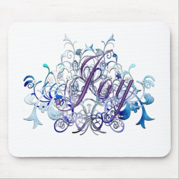 Joy Mouse Pad by CBgreetingsndesigns at Zazzle