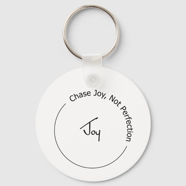 Joy Not Perfection Keychain (Front)