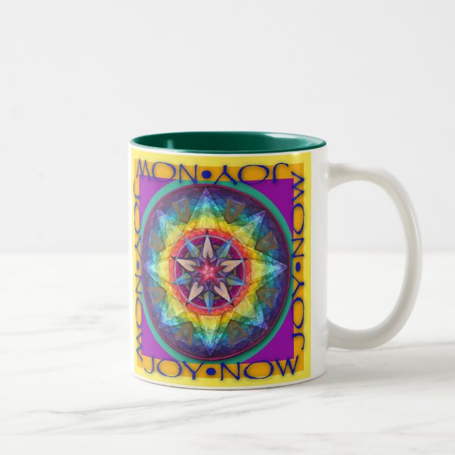 Joy Now! Two-Tone Coffee Mug (Right)