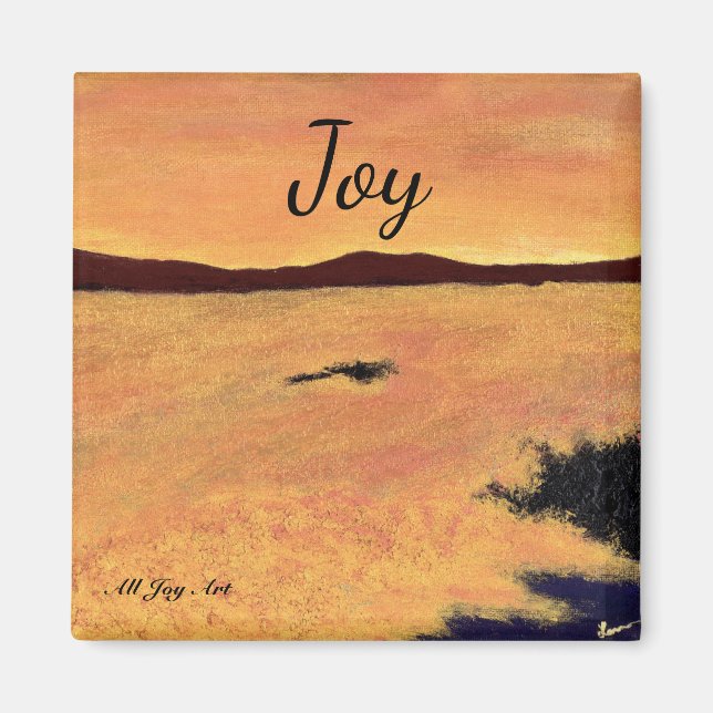 Joy - "Ocean Joy" Magnet by All Joy Art (Front)