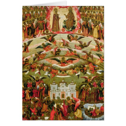 Joy of all who Sorrow Virgin, 1707 Cards (Front)
